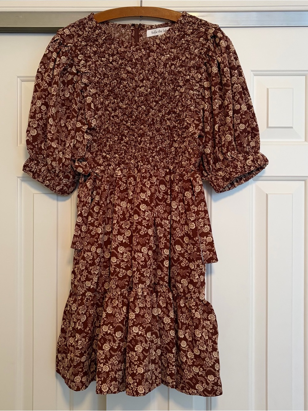 Sofie the Label The Madi Puff Sleeve Mini Dress, Size S - Picture 4 of 11